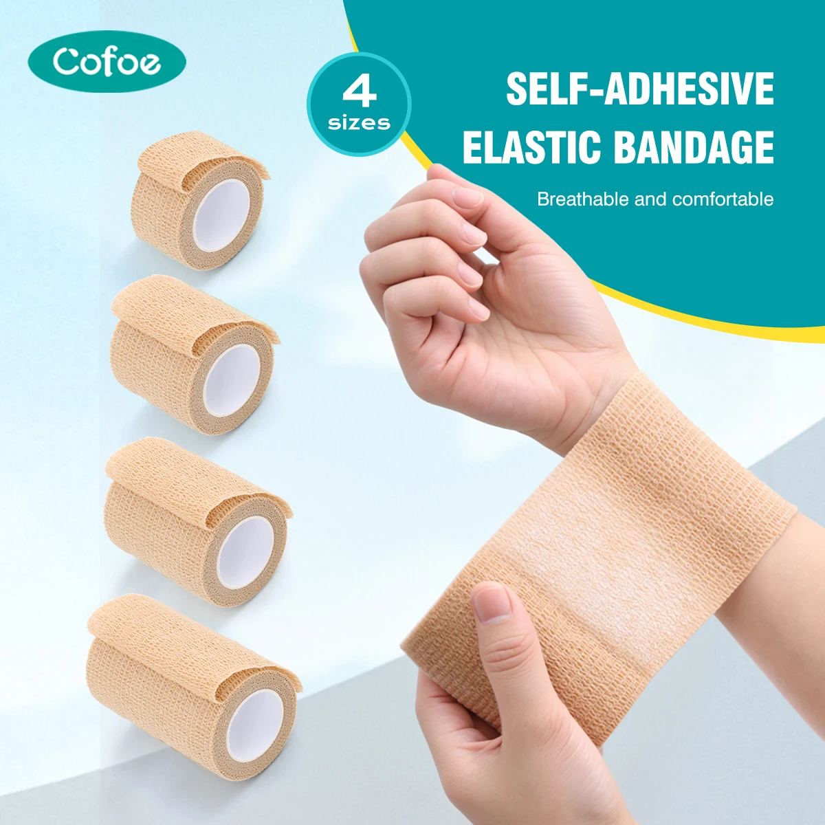 Finger Tape Athletic - Cofoe 5m Athletic Wrap Tape Self