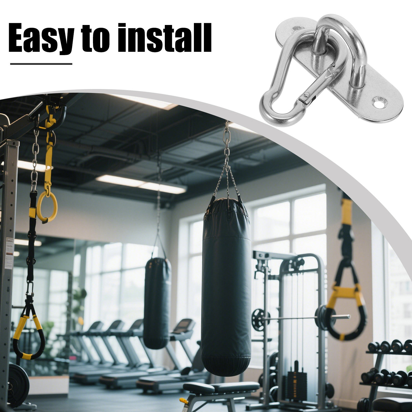 Heavy Duty Wall Ceiling Mount  - مراجعة Battle Rope Anchor وسعره