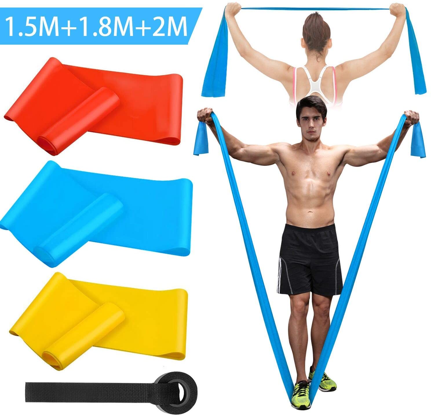 Elastic Fitness Bands 3Pcs Res - مراجعة Finger Tape Athletic وسعره