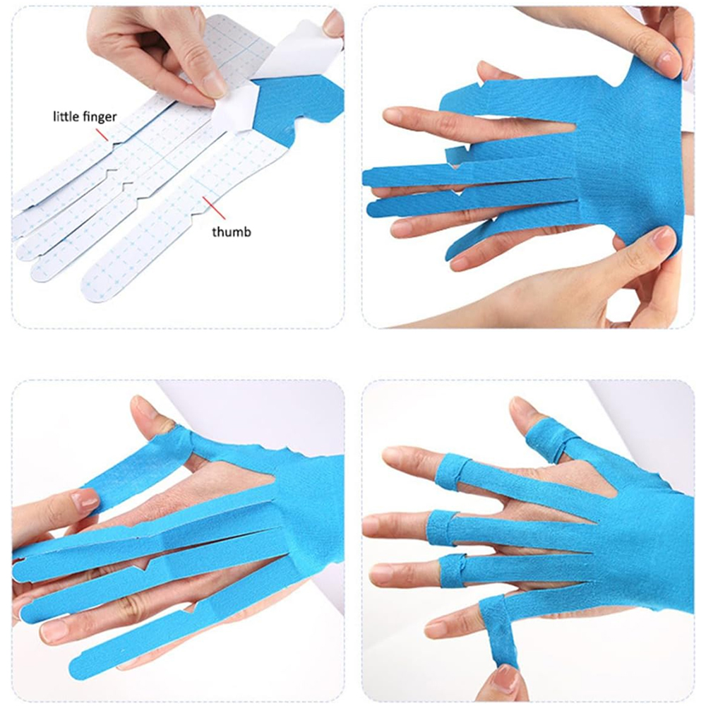 5PC Precut Kinesiology Tape fo - مراجعة Finger Tape Athletic وسعره