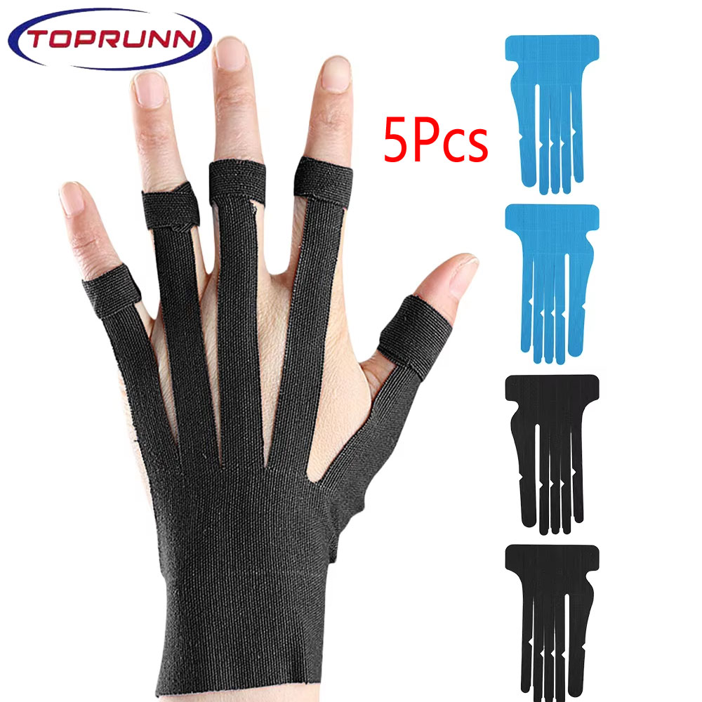 5PC Precut Kinesiology Tape fo - مراجعة Finger Tape Athletic وسعره