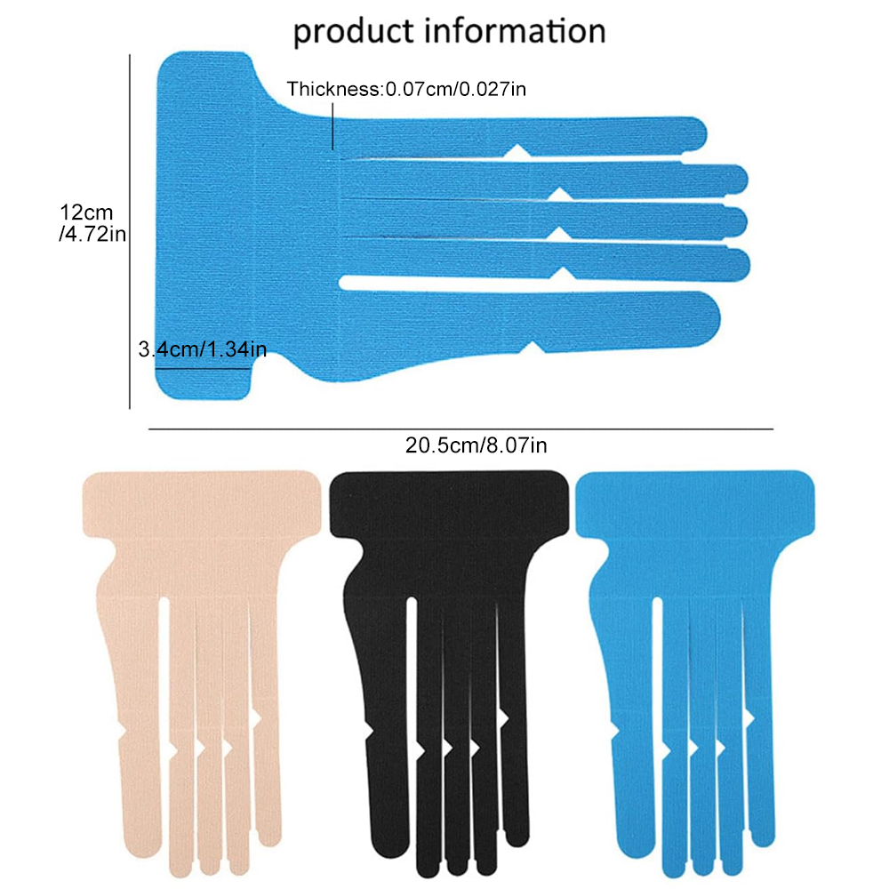 5PC Precut Kinesiology Tape fo - مراجعة Finger Tape Athletic وسعره