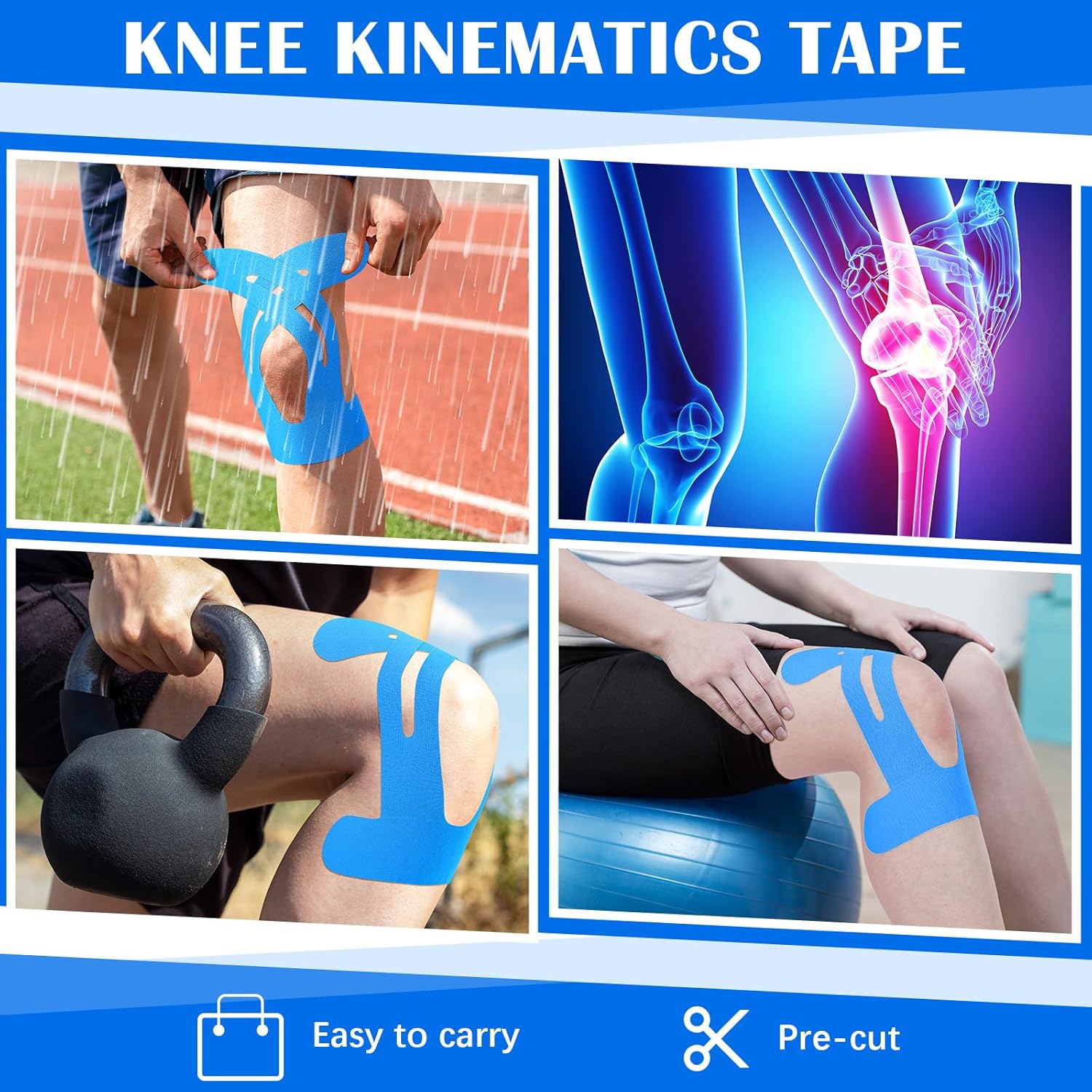 10PCS Precut Kinesiology Tape  - مراجعة Finger Tape Athletic وسعره