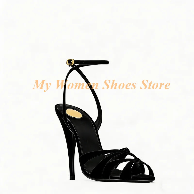 Cross Strap Open Toe Sandals A - مراجعة Crossfit Outfit وسعره