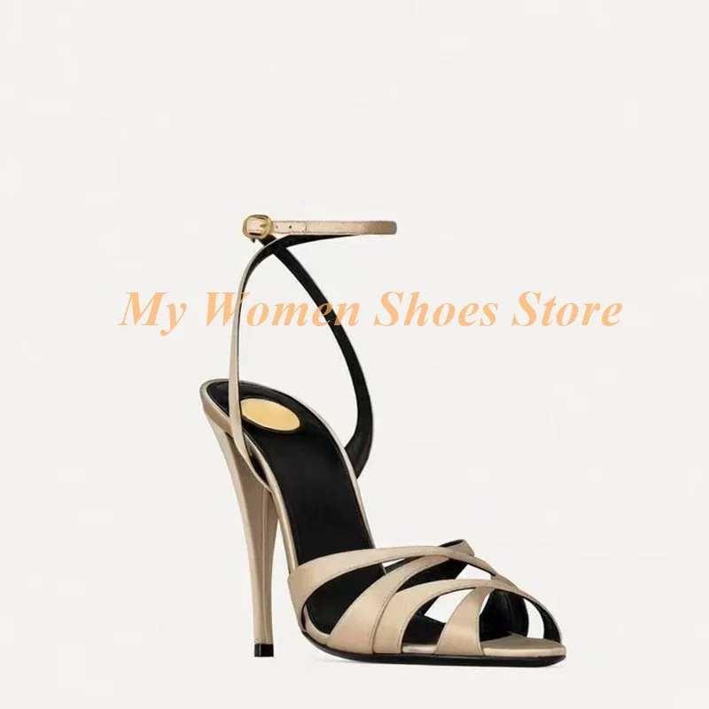 Cross Strap Open Toe Sandals A - مراجعة Crossfit Outfit وسعره