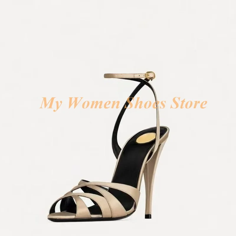 Cross Strap Open Toe Sandals A - مراجعة Crossfit Outfit وسعره