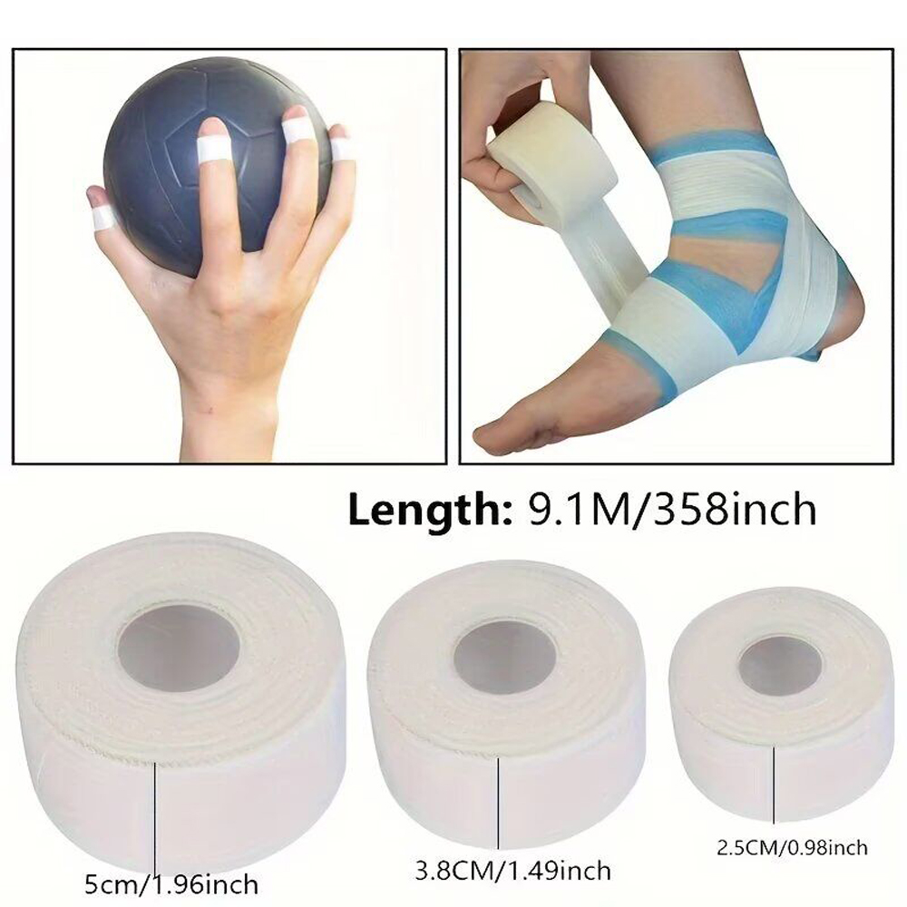 3Rolls White Sports Athletic B - مراجعة Finger Tape Athletic وسعره