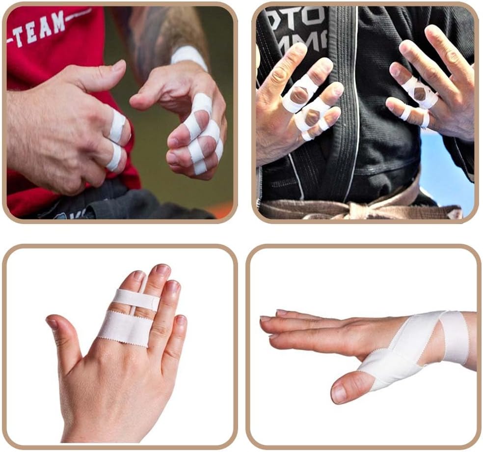 3/6pcs Finger Tape 0.5in White - مراجعة Finger Tape Athletic وسعره