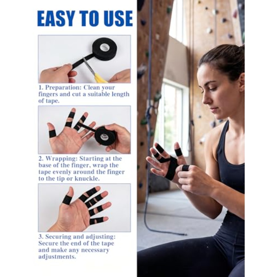 10Rolls Athletic Finger Tape 4 - مراجعة Finger Tape Athletic وسعره