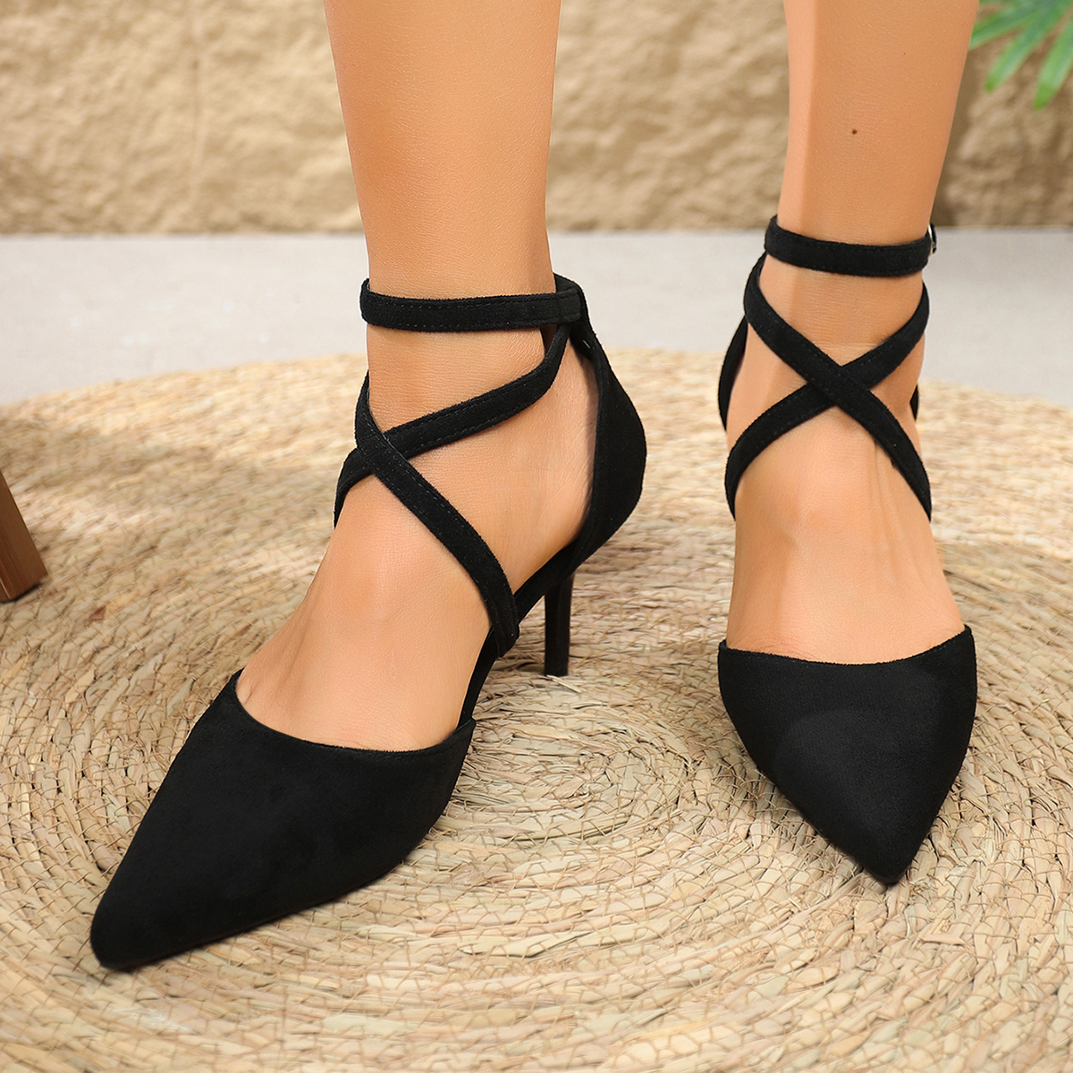 Spring Summer Women Pointed To - مراجعة Crossfit Outfit وسعره