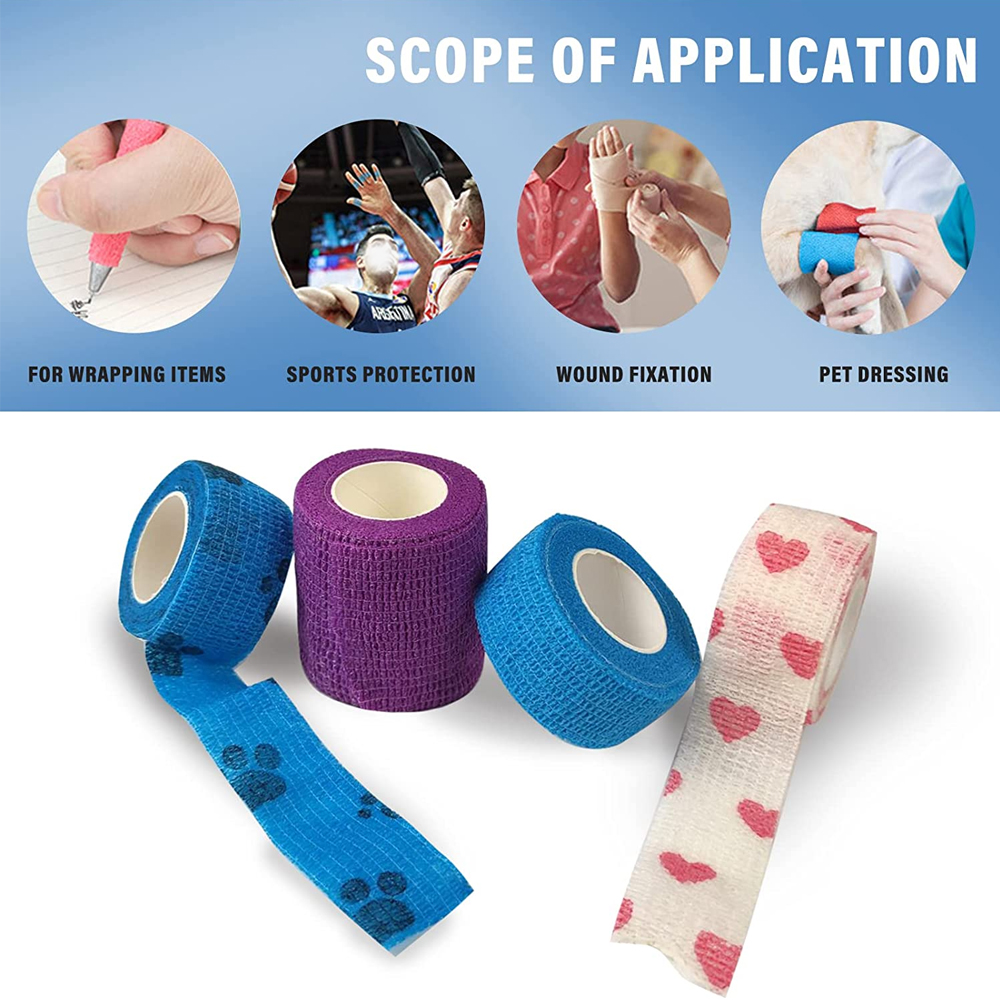 5Pcs/Lot 2.5cm Wide Colorful A - مراجعة Finger Tape Athletic وسعره