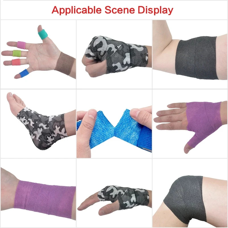 6/12pcs Colorful Sport Self Ad - مراجعة Finger Tape Athletic وسعره