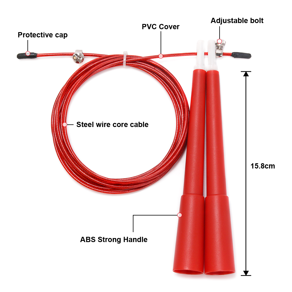 Plastic Speed Skipping Rope Cr - مراجعة Crossfit No Equipment وسعره
